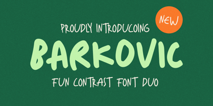 Barkovic Font Poster 1