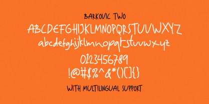 Barkovic Font Poster 9