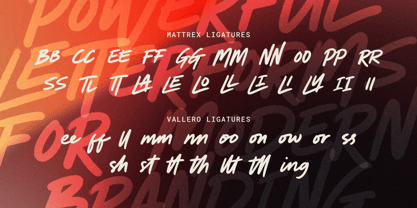 Mattrex Font Poster 11