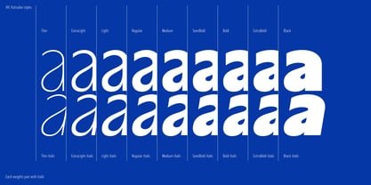 JHC Katsubie Font Poster 3