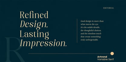 Artrend Soft Font Poster 7
