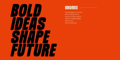 Krumix Font Poster 3