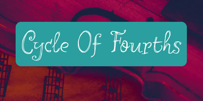 Cycle Of Fourths Pro Font Poster 1