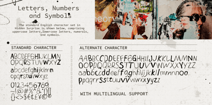 Hidden Surprise Font Poster 9