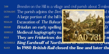 Senviro Font Poster 2
