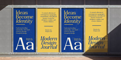 Senviro Font Poster 13