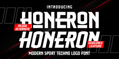 Honeron Font Poster 1