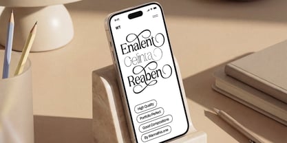 Amilent Font Poster 13