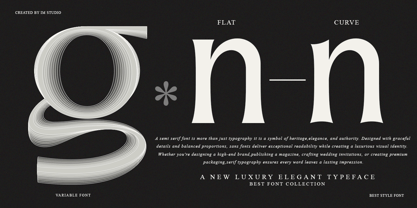 Amilent Font Poster 2