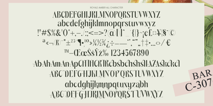 Royale Ambers Font Poster 10