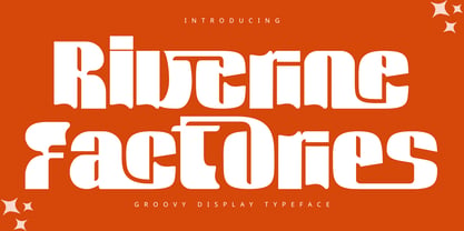 Riverine Factories Font Poster 1