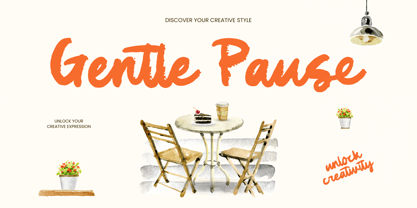 Gentle Pause Font Poster 1