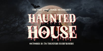 Sliced Phantom Font Poster 2