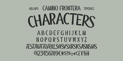 ST Camino Frontera Font Poster 3