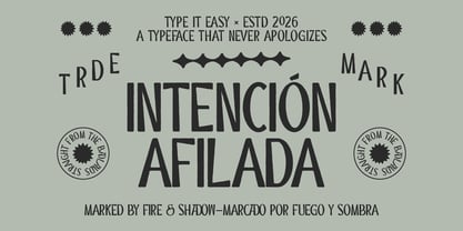 ST Camino Frontera Font Poster 8