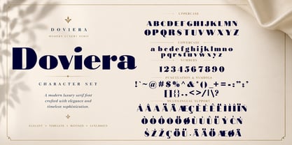 Doviera Font Poster 10