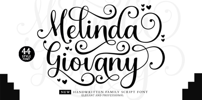 Melinda Giovany Font Poster 1