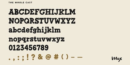 Portly Pug Font Poster 3