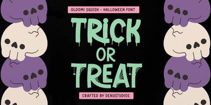 Gloomi Squish Font Poster 6