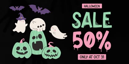 Gloomi Squish Font Poster 5