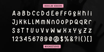 Gloomi Squish Font Poster 10