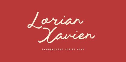 Lorian Xavien Font Poster 1
