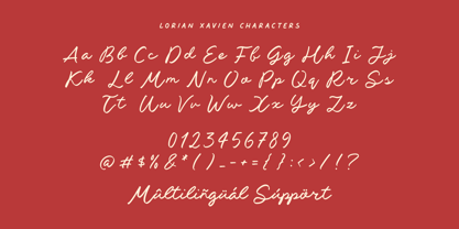 Lorian Xavien Font Poster 6
