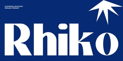 Rhiko Font Poster 1