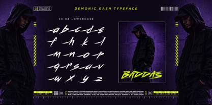 Demonic Gash Font Poster 11