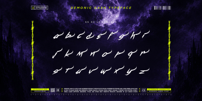Demonic Gash Font Poster 7