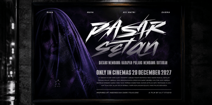 Demonic Gash Font Poster 3
