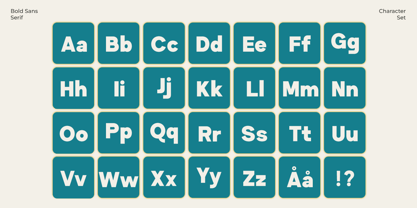 Galcio Font Poster 8