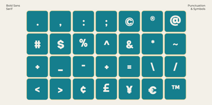 Galcio Font Poster 9