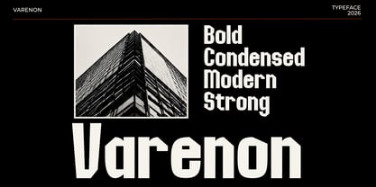 Varenon Font Poster 4