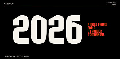 Varenon Font Poster 6