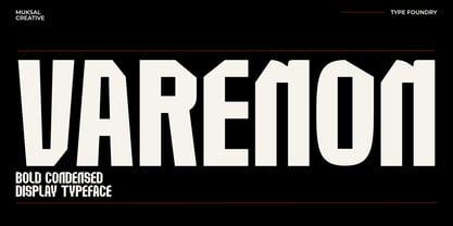 Varenon Font Poster 1