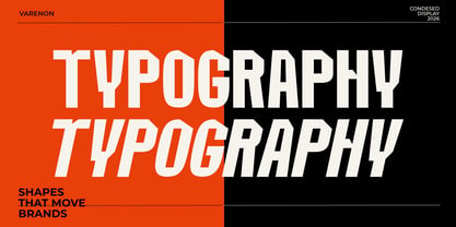 Varenon Font Poster 3