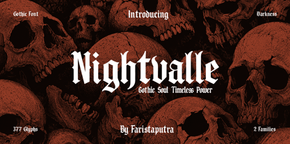 Nightvalle Font Poster 1
