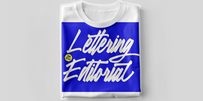 Lettering Editorial Font Poster 7