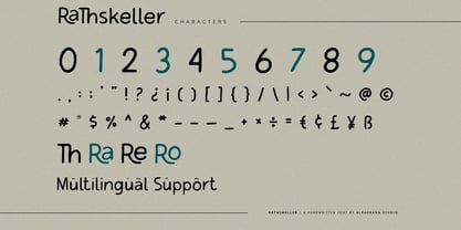 Rathskeller Font Poster 9