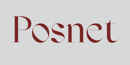 Posnet Font Poster 1