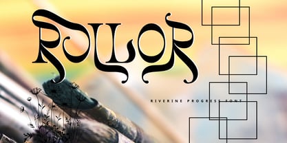 Riverine Progress Font Poster 6
