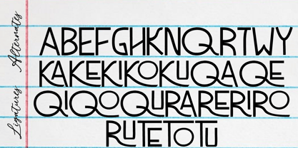 Cute Font Poster 3