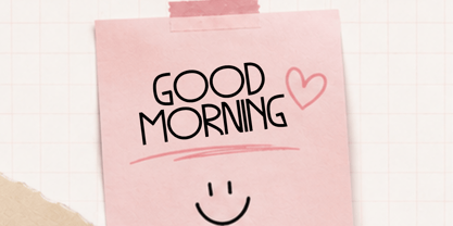 Cute Font Poster 9