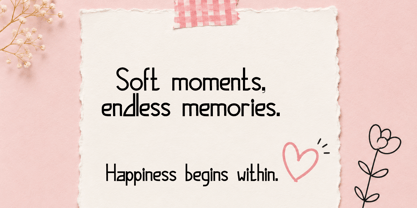 Cute Font Poster 6