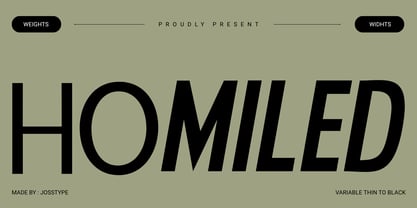 Homiled Font Poster 1