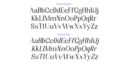 Randion Serif Family Font Poster 13