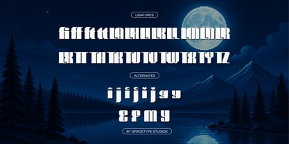 Lumina Lullaby Font Poster 9