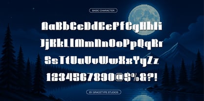 Lumina Lullaby Font Poster 7