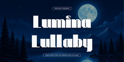 Lumina Lullaby Font Poster 1